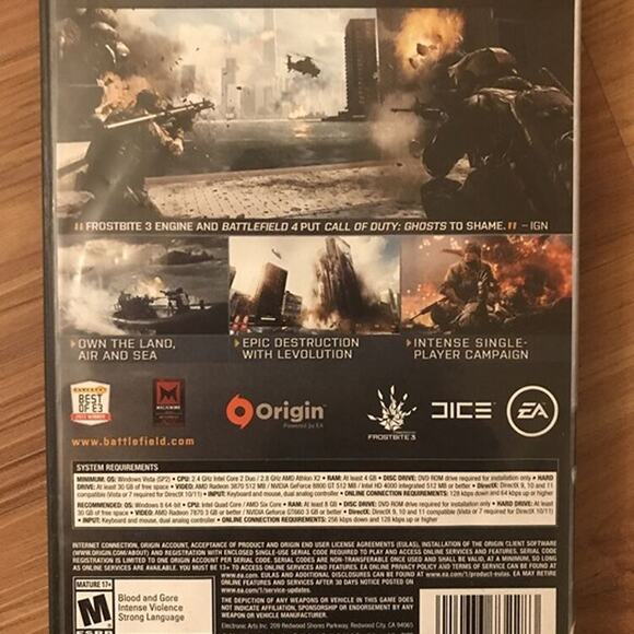 Battlefield 4 (PC, 2013) w/ manual and installation key - Picture 2 of 3